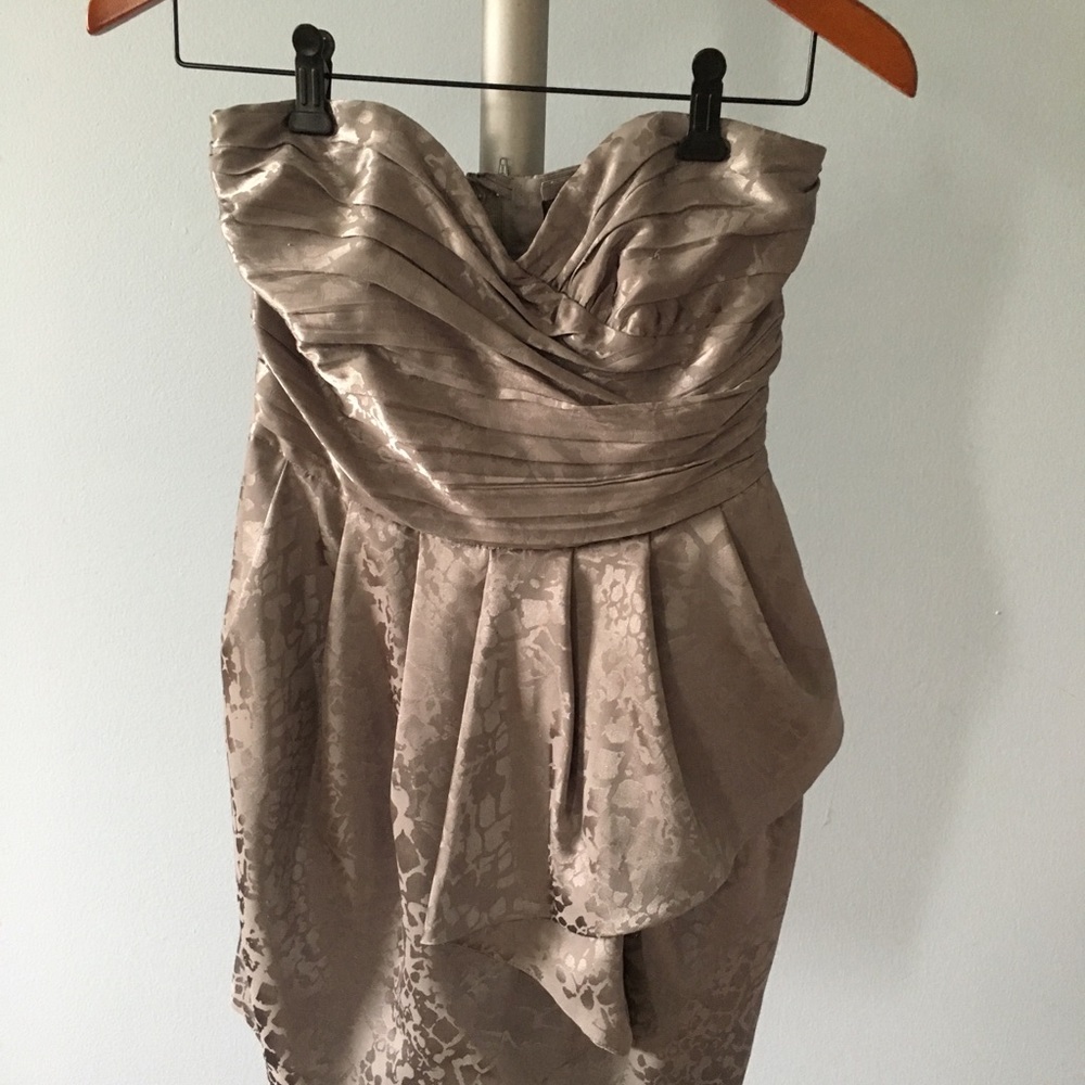 H&M silver dress size 4
